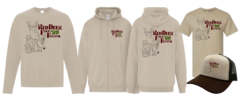 Red Deer Folk Fest 2026 Official Apparel